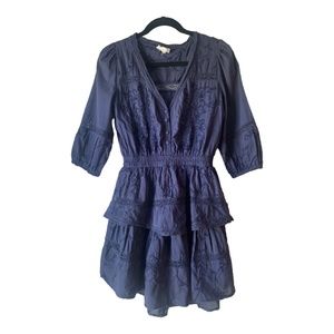 Allison New York Embroidered Mini Dress